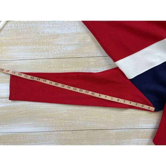 Snoopy Red White & Blue Hoodie Fleece Sweatshirt Lounge Dress - Picture 13 of 13